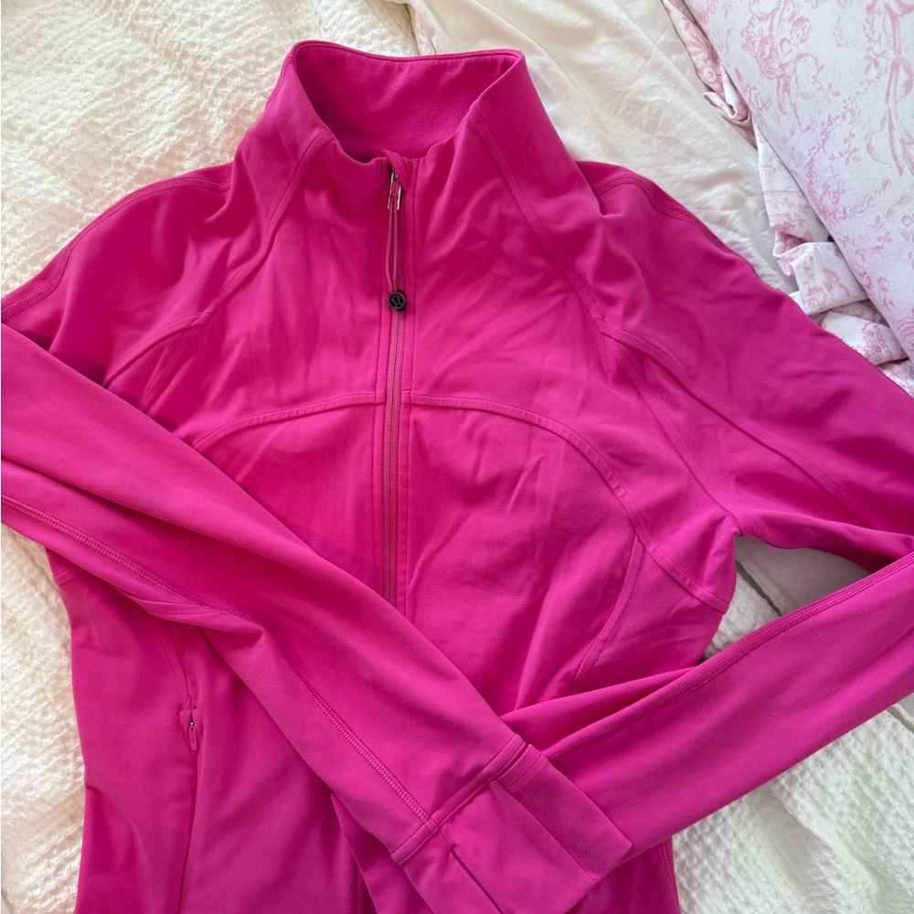 Sonic Pink Lululemon Cropped Define Jacket